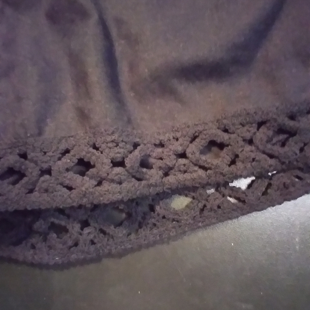 NWT INC Women's Black Shorts Embroidered Hem Pockets Formal Minimalist Event - Picture 2 of 8